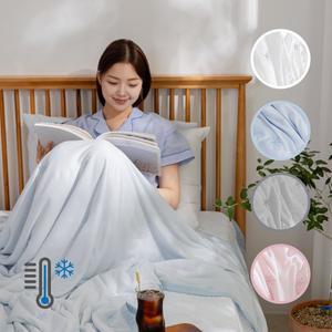 [잠그리다] 아이스모찌 쿨링 여름 냉감 이불 세트