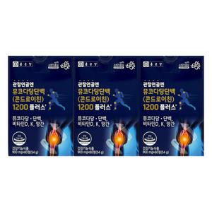 종근당 관절연골엔 뮤코다당단백 콘드로이친 1200 플러스 900mg x 60정 3개 / 써클