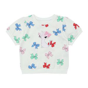 [롯데백화점]프렌치캣 WH 리본나염 TS(Q42DKT320)