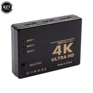 hdmi 분배기 3포트 4K2K 1080P 스위처 HDMI 호환 선택기 분배기 상자 울트라 PC DVD Xbox 멀티미디어