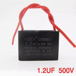 Cbb61 선풍기 시작 캐패시터 500V 1UF 1.2UF 1.5UF 1.8UF 2UF 2.5UF 3UF 4UF 5UF 6UF AC