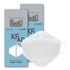 메디치 여름용 국산 비말차단 KF-AD 마스크 100매 (10매입 x 10팩)