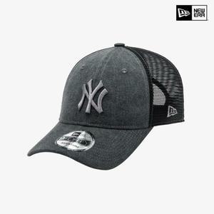 뉴에라 MLB 뉴욕 양키스 워시드 코튼 언스트럭쳐 트러커 볼캡 블랙 (14561820)