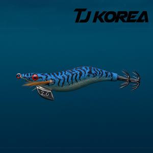TJ코리아 탑티어 한치에기 쭈구미 심해 갑오징어 낚시 왕눈이