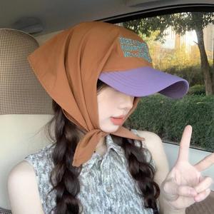 키치한 비비드 공용 모자 터번햇 레터링 y2k 커플 무지 볼캡 두건 야구 남녀