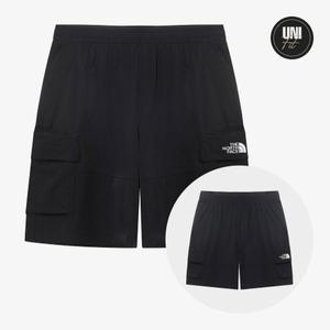 [노스페이스] 화이트라벨 아이스런 카고 쇼츠 블랙 NS6NR05J