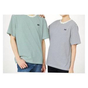 게스25신상유니 세미오버핏 싱글 스트라이프 반팔티 NP2KE407 1051870
