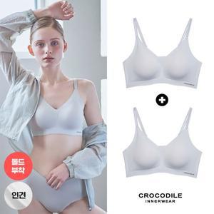 [크로커다일] 라이크라 인견쉘론 몰드부착 더블스트랩 감탄브라 2종 CDWBR5N34_2