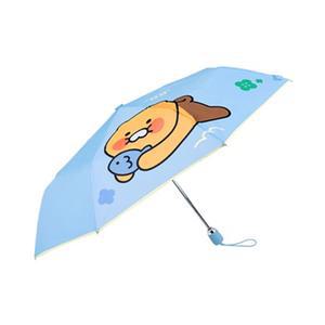 카카오프렌즈 포인트 3단 접이식 포켓 자동 우산 춘식이