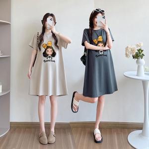 SIS-835 임부드레스 노랑리본소녀출산선물 임산부용품 의류 여성 편안한 부담없는 세련된실루엣 편한 스러
