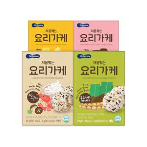 아기 후리가케 돌아기 무염 토핑 초기 유아식 28g 4종 1세트