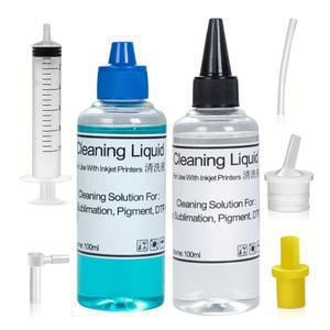 Epson HP호환 Brother Canon 노즐 및 프린트 헤드 클리너와 호환되는 100ML 잉크젯 프린터 청소 키트 용
