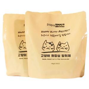 탈취효과 고양이 화장실 전용 냄새 제거제 2개 냥덕후