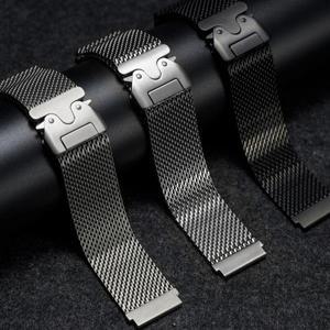 Garmin Forerunner 용 22mm 순수 티타늄 스트랩 965 265 955 255 265 음악 100% 티타늄 밴드 Amazfit Strat