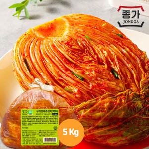 [얌얌마켓] 종가 포기김치 백두 5kg (아이스박스 포함)