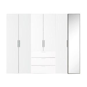 한샘 샘베딩 베이직 거울옷장세트 240cm(높이194cm) 서랍형 4종