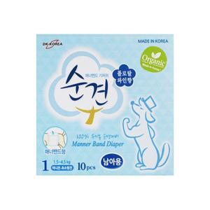 [기타]순견 애완용 기저귀 수컷용 1단계 파랑 1.5kg-4.5kg