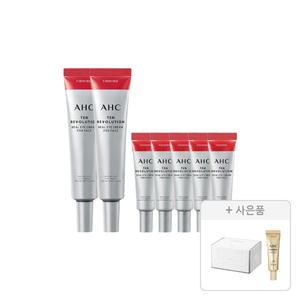 AHC 텐레볼루션리얼아이크림포페이스 35ml, 2개+증정(텐레볼루션리얼아이크림포페이스 7ml, 5개+엠보싱코튼화장솜 80매, 1개+프리미어앰플인아이크림 7ml, 1개)