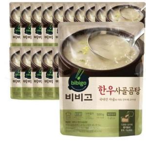 CJ 비비고 한우사골곰탕 500g 36개