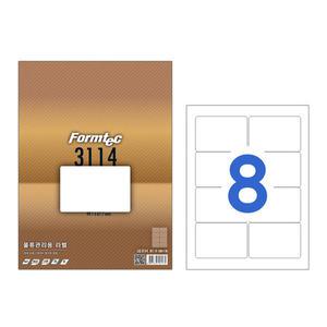 폼텍 LQ-3114 물류관리용라벨/8칸/20매
