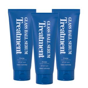 H레시피 하얀눈꽃가루 유리알 세럼 트리트먼트 150ml (튜브) 3개