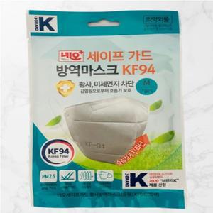 네오 세이프가드 황사 방역마스크 KF94 새부리형마스크 중형 1매 50개