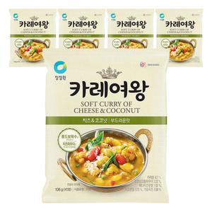 [소비기한 임박] 카레여왕 치즈코코넛분말, 108g, 5개