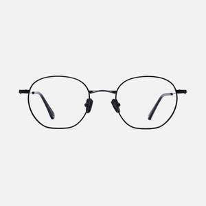 [노운]원형 티타늄 안경테 남녀공용 CODE. 101. A 블랙
