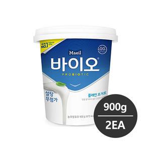 매일 바이오 플레인 무가당 900gX2개입/ 냉장무/배