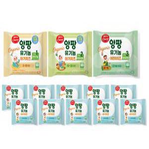 서울우유 앙팡 유기농 아기치즈 1,2,3단계 64매