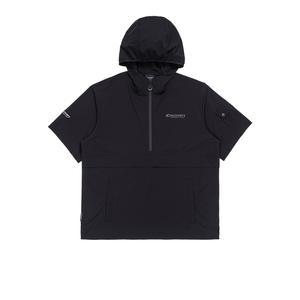 디스커버리 남녀공용 우븐 폴튼 반팔 후디드 아노락 DXTR74043BKS