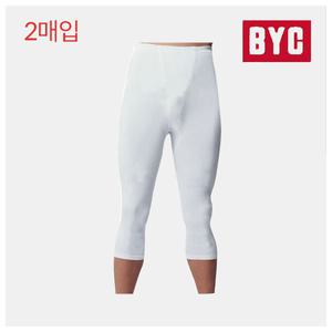 BYC 남성 50수 후라이스 순면 7부내의 2매입세트 BYI6902