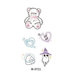 [IXHIREN2_4B]문신 타투 붙이는 스티커4개입/W-03