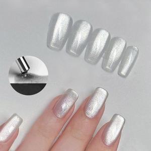 [BZJKU7TX_4B]네일아트 유리알 화이트 자석 마그넷 파우더