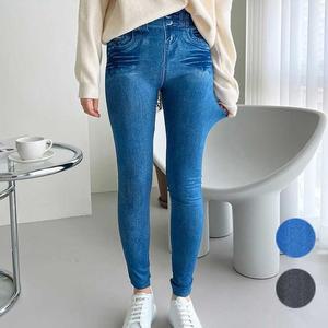[BZF74JN8_51IB]레깅스 여자 기모 데님패션 원마일룩