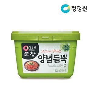 [보리보리/베스트식품]청정원 순창쌈장 500g 사각 x5개
