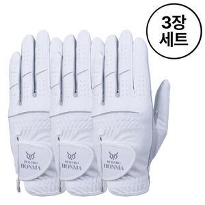 [부쿠로혼마] 반양피 골프장갑 남성용(한손)_H3215 3장세트