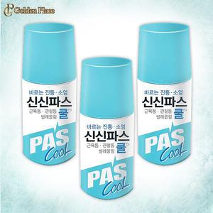 신신파스 쿨 연고 60g 바르는 롤온 타입 3개 야외 모기 벌레물림 관절 근육 신경 허리 손목 무릎 물파스 G