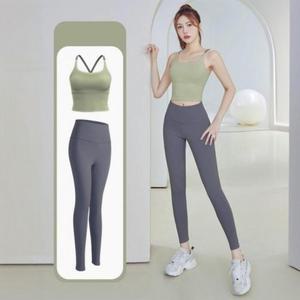 스포츠 여성 레깅스 헬스복 요가복 요가 세트 (3hD32)