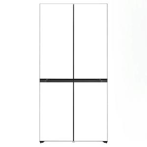 LG 오브제 610L 빌트인 디오스양문형 4도어 키친핏 AI 냉장고 글라스 화이트