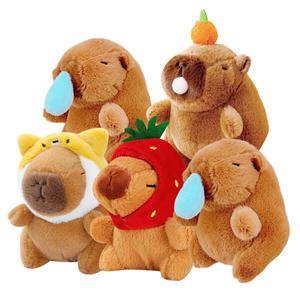 카피바라 인형 키링 백팩 가방장식 키홀더 백참4type