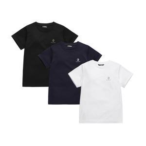 [롯데백화점]블랙야크 키즈 베이직한 컬러감으로 구성되어 실용적인 3PACK 티셔츠 세트