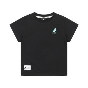 [캉골키즈](천안아산점)백 캥거루 그래픽 프린트 쿨맥스 티셔츠 RB 0202 블랙