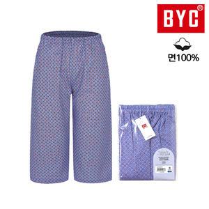 [BYC] NCG2161 40수면100%7부여성파자마잠옷바지_미디블루