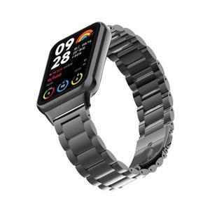 Xiaomi Mi Band 9 8 Pro 팔찌 용 스테인레스 스틸 스트랩 Redmi Watch 5 4 Accesorios 시계 밴드 벨트