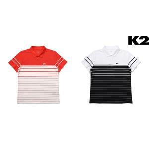 갤러리아 k2 여성 BOOST_반팔 선염 폴로 티셔츠 W KWM24284