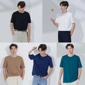 남성소프트면반팔티셔츠5종세트
