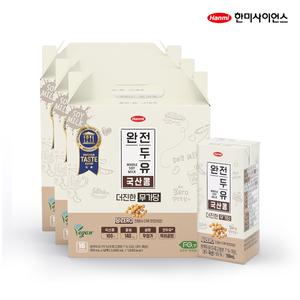 [리뉴얼]한미사이언스 완전두유 더진한 국산콩 무가당190㎖ 48팩