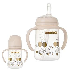 순수아 베이직 빨대컵 추 빨대 240ml-빨대형