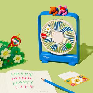 [위글위글] 탁상용 선풍기 휴대용 사무실 캠핑 커스텀 데스크팬 - Wiggle Friends PWIKR420024 429135
